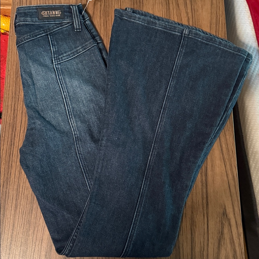 Shyanne Women's Dark Blue High-Rise Denim Jeans